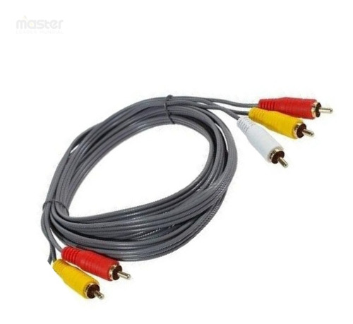  Cable Audio Video 3 Rca Macho A 3 Rca Macho 1.8 Mts Lta076