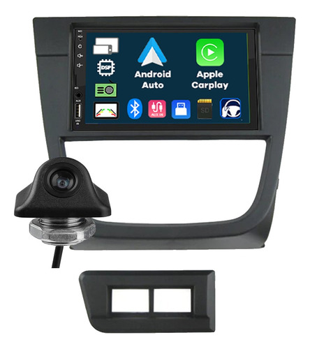 Estereo Pantalla 7 Vw Gol G5 Carplay Android Auto Camara Usb