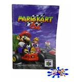 Mario Kart 64 N64 Manual Original