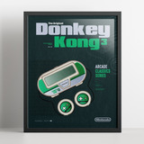 Cuadro 40x50 Gamer / Donkey Kong 3 / C/vidrio Póster