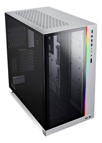 Gabinete Lian Li 011 Dynamic Xl Rog Certified Silver Argb