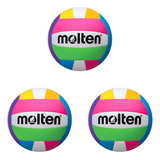 Balón De Voleibol Molten Ms-500   Nº 5  Color Neon  Para Arena