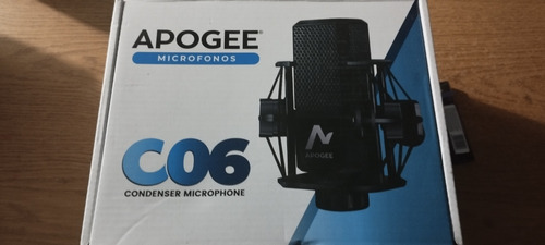 Micrófono Condenser Streaming Podcast, Apogee C06.