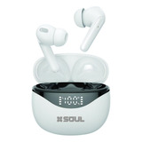 Auricular Inalambrico Soul Tws 400 Blanco Bluetooth Con Lcd