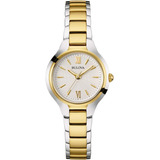 Reloj Bulova Colección Clásicos Dama Dorado 98l217 Original