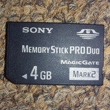 Sony Memory Stick Pro Duo De 4gb Para Psp