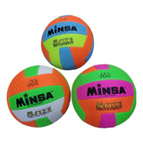 Balon Voleibol #5 Minsa Pelota Volleyball Playa Cosido