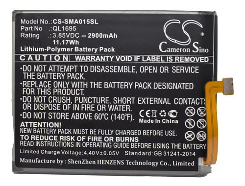Acumulador P/ Samsung A01 / A01 Core Part No Ql1695 Bateria
