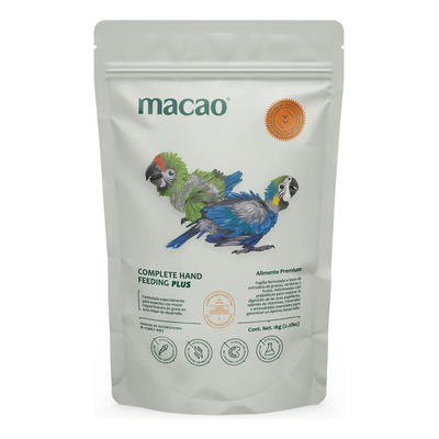 Papilla Para Guacamayas Y Loros Grises Macao Premium 1 Kilo | Meses sin interés