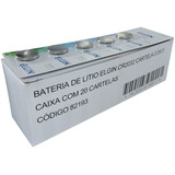 20 Blister Bateria Botao De Litio Cr2032 (cartela C/5) Elgin