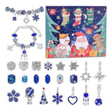 Conjunto De Pulseras De Calendario De Adviento De Navida [u]