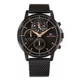 Reloj Tommy Hilfiger 1710610 Hombre Acero Negro Multifuncion