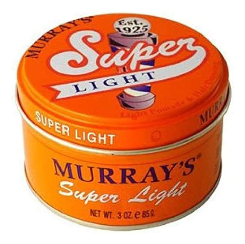 Light Pomade & Hair Dressing De Murray , Super Light, 3 Oz