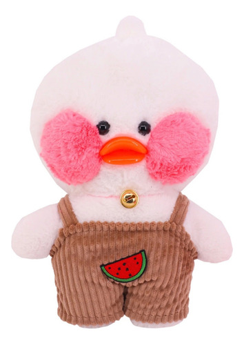 Peluche Pato Lalafanfan Duck 30cm Con Accesorios Kawaii 8