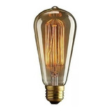 X 10 Lampara Filamento Vintage St64 Pera Antique 20w Antigua