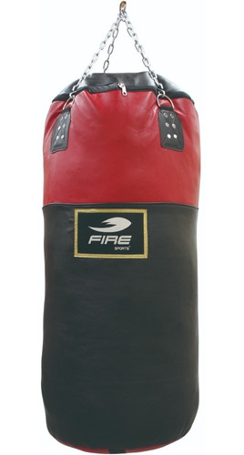 Costal De Box Fire Sports® Vertical 110x50 Piel Con Relleno