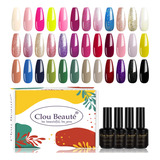 Clou Beaute - Kit De 36 Piezas De Gel De Uñas Para Primavera
