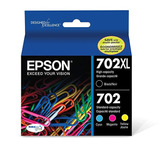 Epson T702xl-bcs Durabrite Ultra Negro De Alta Capacidad Y C