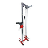 Multigimnasio Vertical Polea Multiuso Sonnos Gh Force Color De La Estructura Rojo