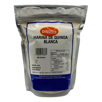 Harina De Quinoa 100% Pura Alta En Proteína 500 Gramos | MercadoLibre