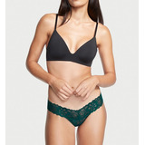 Calcinha Victorias Secret Fio Dental De Renda Lace Thong Pty