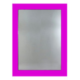 Espejo Marco Vidrio Color Fucsia 50x60 Vertical U Horizontal