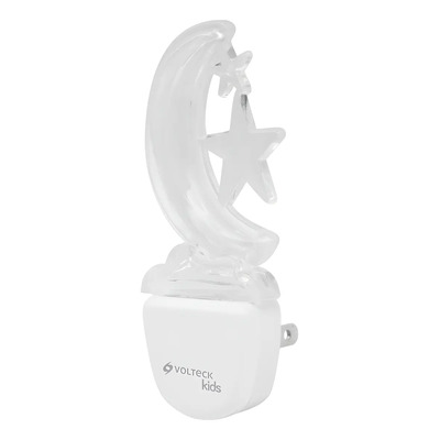 Luz De Noche De Led, Luna, Volteck. 46152 Blanco