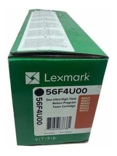 Toner Lexmark 56f4u00 Original 25.000 Pág.