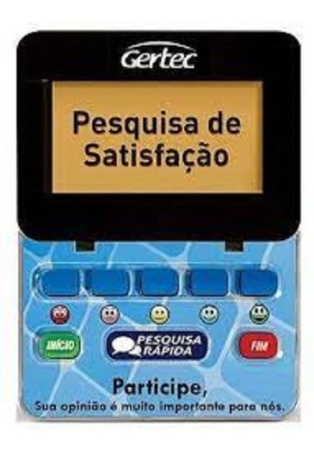 Terminal De Pesquisa De Satisfacao Rapida Gertec 