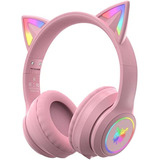 Auriculares Bluetooth Cat Ear Para Niños Y Adultos, 55 Horas