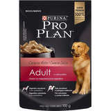 Proplan Perro Adulto Húmedo Carne 100 Grs