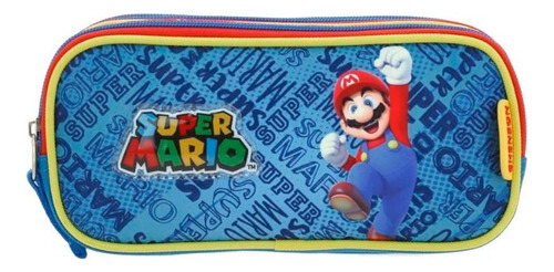 Lapicera Estuche Escolar Chenson Mario Bros Mb65875-9