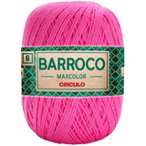 Barbante Barroco Maxcolor 6 Fios 200gr Linha Crochê Colorida Cor Balé-6085