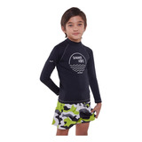 Remera Uv Niños Montagne Sea Manga Larga Pileta Playa