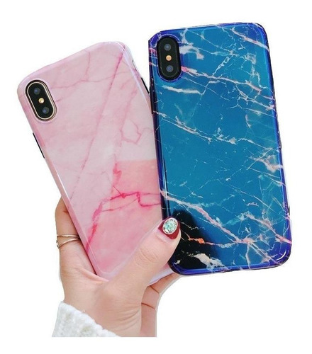 Funda Marmol Para iPhone Laser Hombre Dama Mujer Tornasol 3d