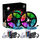 Tira Led Rgb Kit Multicolor 10mts Remoto Control Contra Agua