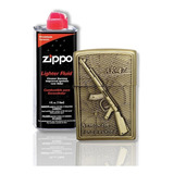 Kit Zippo / Gasolina + Encendedor Tipo Zippo / Ak