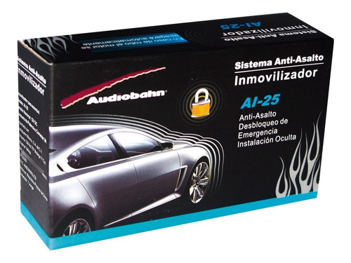 Sistema Alarma Anti Asalto Inmovilizador Audiobahn Oculta 25