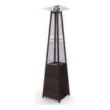 Estufa A Gas Exterior Terraza Obelisk Rattan Klyma