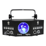 Dj Disco Party Dual Red Green Patterns Proyector De Luz Led
