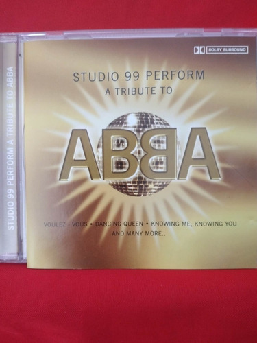 Cd Studio 99 Tribute To Abba