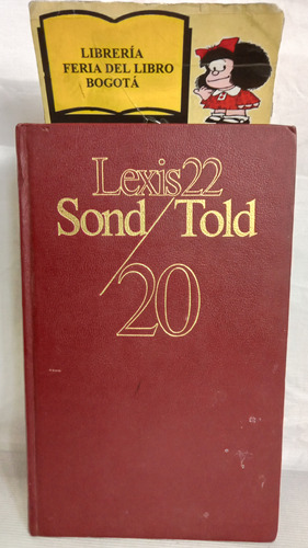 Lexis 22 - Sond Gold - Volumen 20 - 1983 - Diccionario