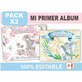 Pack Mi Primer Álbum Bebes Kit Imprimible Fotolibro Digital