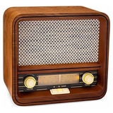 Estéreo Clearclick Classic Vintage Retro Bluetooth De Madera