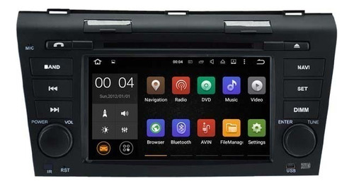 Android 9,0 Mazda 3 2004-2009 Wifi Gps Dvd Touch Rádio Hd