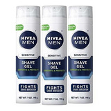 Gel De Afeitar Nivea Para Hombre, 7 Onzas