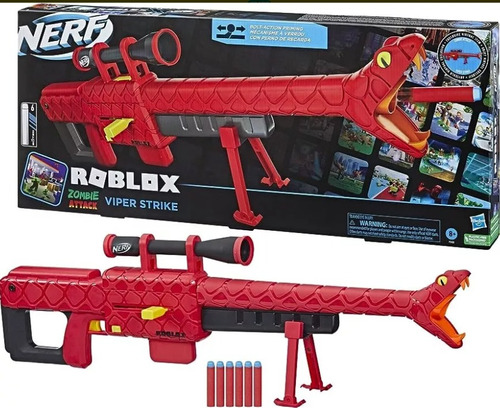 Pistola Nerf Roblox Zombie Attack Viper Strike Original