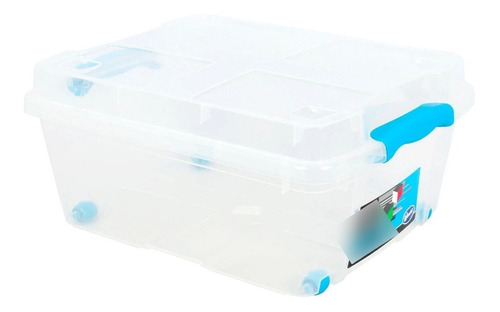 Caja Organizadora 15 Litros Rollbox Transparente Wenco