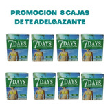 Pack 8 Cajas Te Adelgazante 7 Días Para Adelgazar 160 Bolsas