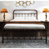 Neebirgelia Base De Cama De Metal Tamano Matrimonial Con Cab